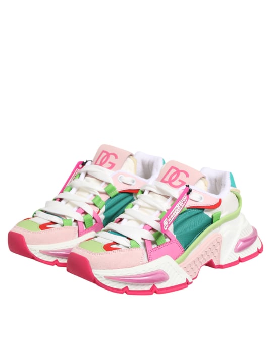 Dolce & Gabbana Multicolor Leren Airmaster Lage Sneakerschoenen - Image 5