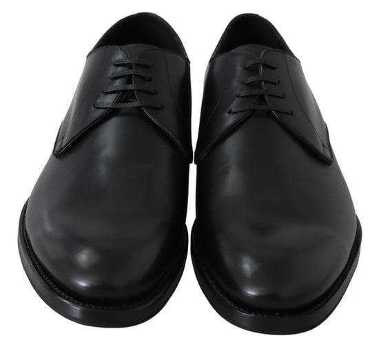 Dolce & Gabbana Zwart Leren SARTORIA Handgemaakte Schoenen - Image 3