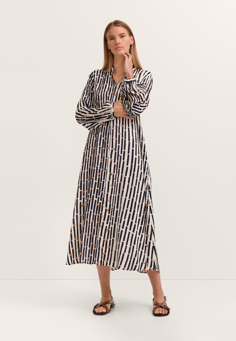 Bugatti Damen Blousejurk Modern Fit met print - Image 1