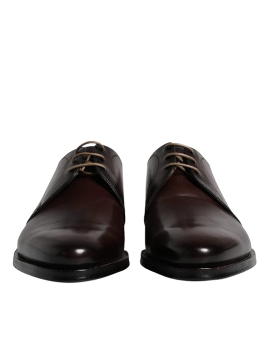Dolce & Gabbana Zwarte Leren Veterschoenen voor Heren Derby Formeel - Image 2