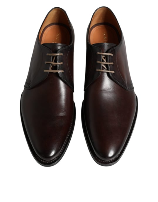 Dolce & Gabbana Zwarte Leren Veterschoenen voor Heren Derby Formeel - Image 3