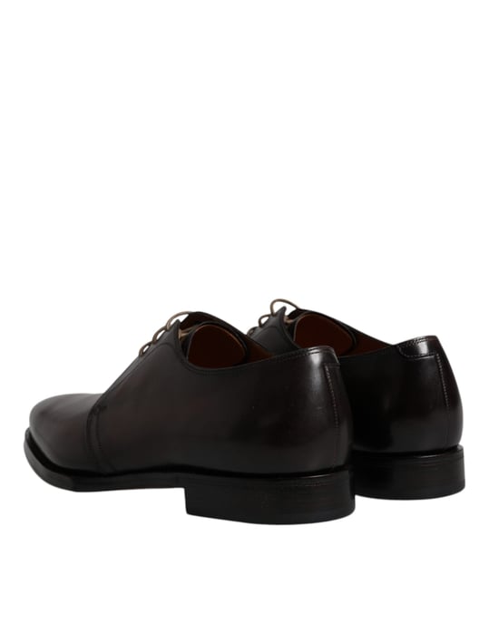 Dolce & Gabbana Zwarte Leren Veterschoenen voor Heren Derby Formeel - Image 5