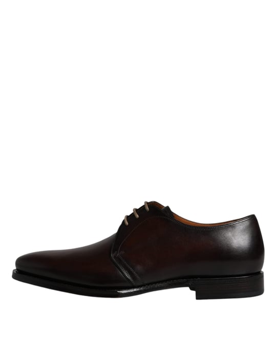 Dolce & Gabbana Zwarte Leren Veterschoenen voor Heren Derby Formeel - Image 6