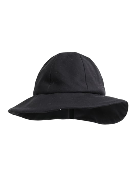 Dolce & Gabbana Svart Bomullsvid Skärm Bucket Hat - Image 2