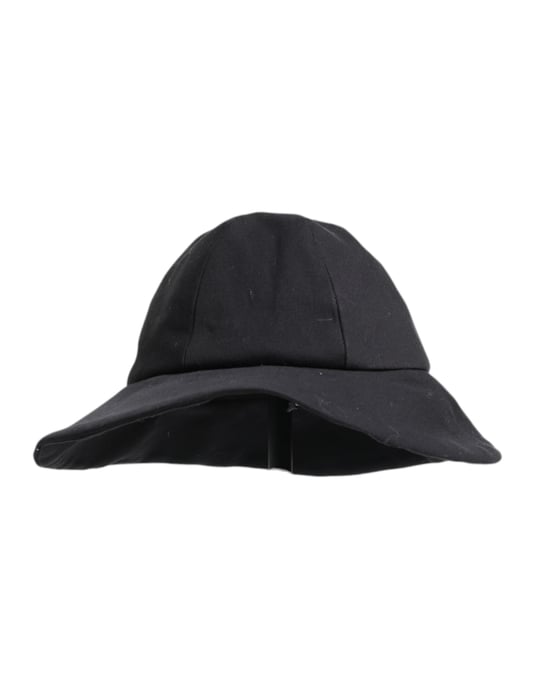 Dolce & Gabbana Svart Bomullsvid Skärm Bucket Hat - Image 3
