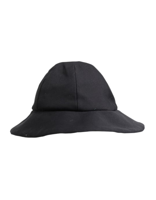 Dolce & Gabbana Svart Bomullsvid Skärm Bucket Hat - Image 5