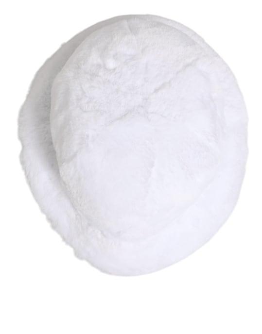 Dolce & Gabbana Witte Modacryl Vacht Bucket Muts Hoed - Image 5