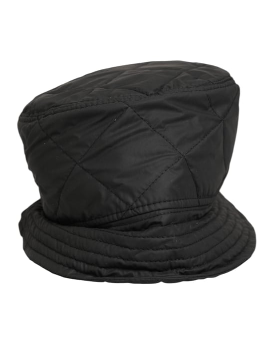 Dolce & Gabbana Zwarte Nylon Gequilte Bucket Hoed voor Mannen - Image 2