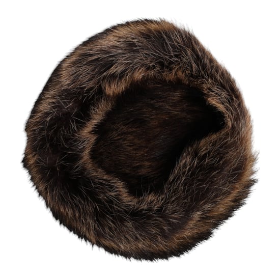 Dolce & Gabbana Bruin Bont Vrouwen Bucket Hat - Image 5