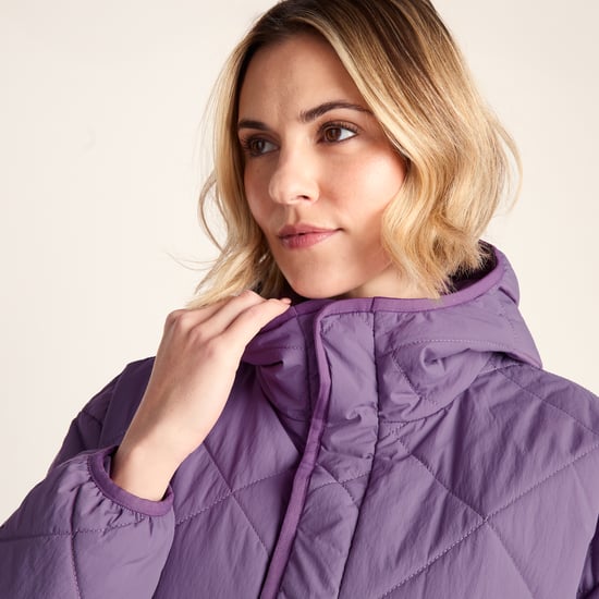 Nanford Womens Shower Resistant Diamond Quilted Jacket - Orchid - Image 6