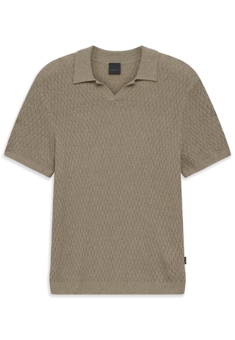 Bugatti Herren Strickpolo Regular Fit aus einem Baumwollmix - Image 1
