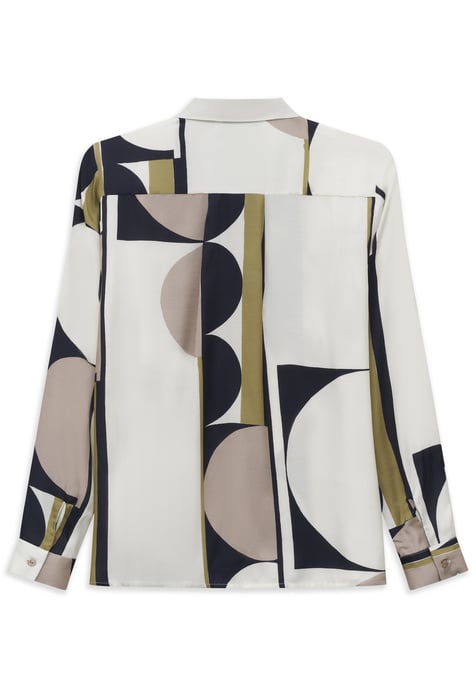 Bugatti Damen Overhemdblouse met verborgen knoopsluiting - Image 5