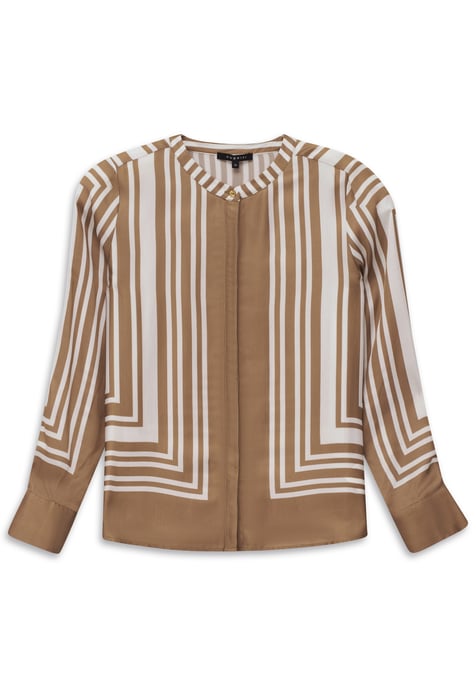 Bugatti Damen Blouse Modern Fit met grafische print - Image 3