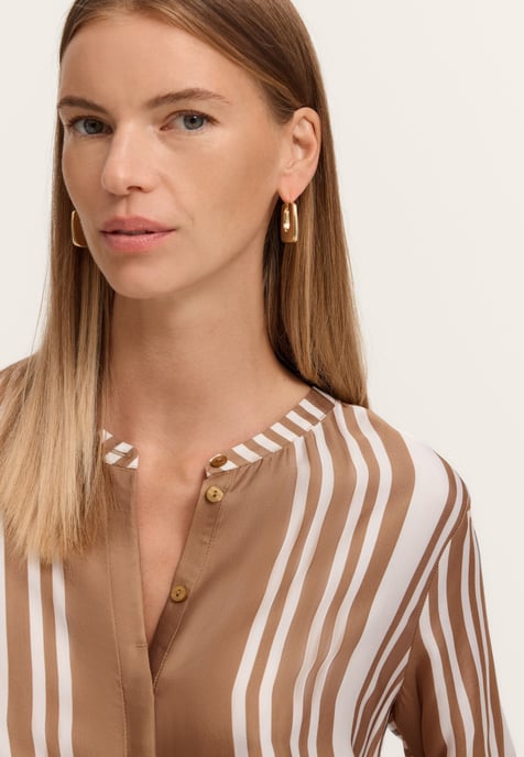 Bugatti Damen Blouse Modern Fit met grafische print - Image 4