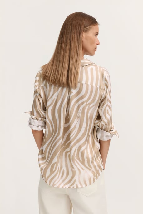 Bugatti Damen Bedrukte overhemdblouse van viscose - Image 2