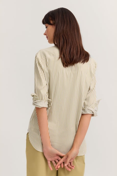 Bugatti Damen Overhemdblouse van een katoenmix - Image 2