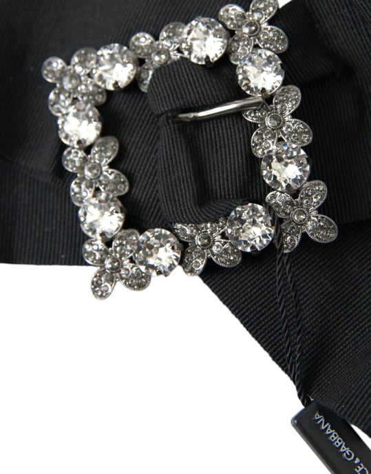 Dolce & Gabbana Svart Swarovski Kristalldekorerad Hårnål - Image 2