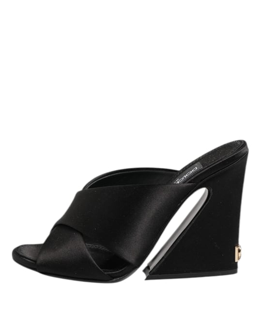 Dolce & Gabbana Zwarte Keira Barok Hakken Sandalen Schoenen - Image 6