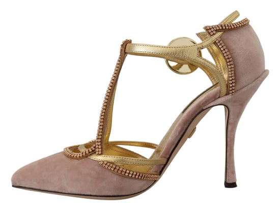 Dolce & Gabbana Pink Crystal T-rem Klackskor - Image 5