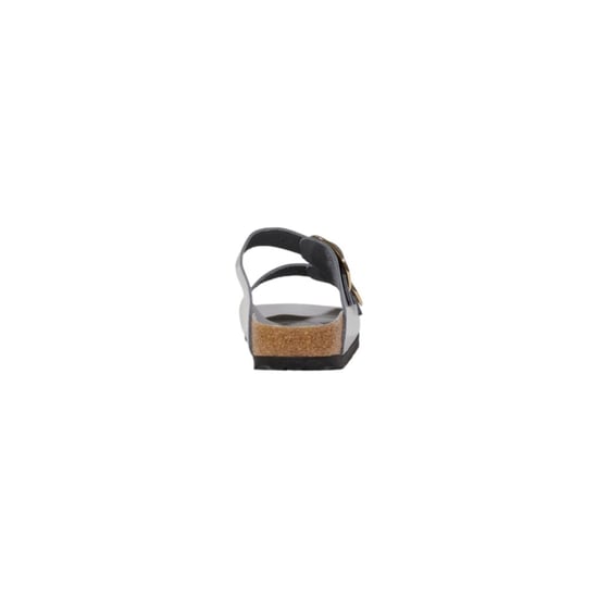 Birkenstock Grijze Leren Slippers - Image 4