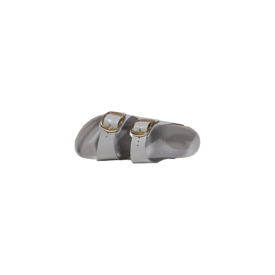 Birkenstock Grijze Leren Slippers - Image 5