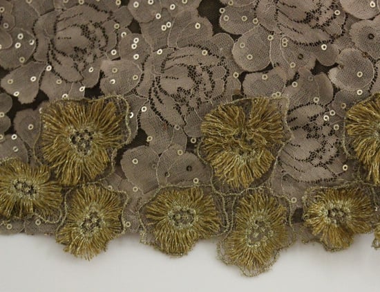 Lanre Da Silva Ajayi GOLD Long Lace Maxi Crystal Dress - Image 5