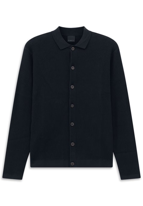 Bugatti Herren Gebreid vest met knoopsluiting en polokraag - Image 3