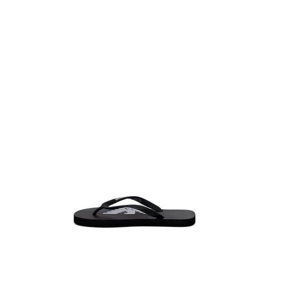 Emporio Armani Ondergoed Zwarte En Witte Rubber Flip-Flopsandalen - Image 1
