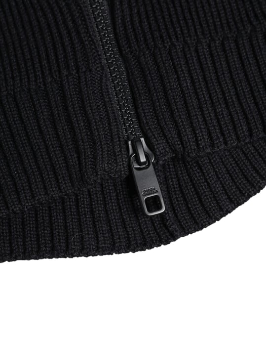 Dolce & Gabbana Svart Ull Huvudduk Balaclava Mössa - Image 5
