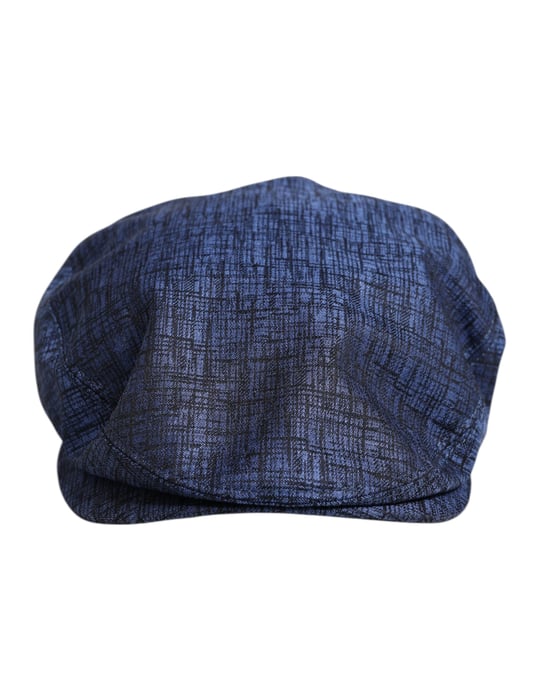 Dolce & Gabbana Blauw Katoen Stretch Newsboy Pet - Image 2