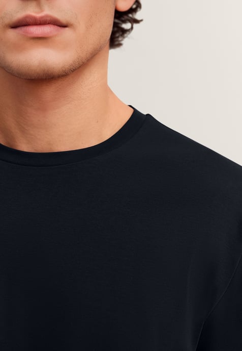Bugatti Herren T-Shirt elegant mit Rundhals - Image 4