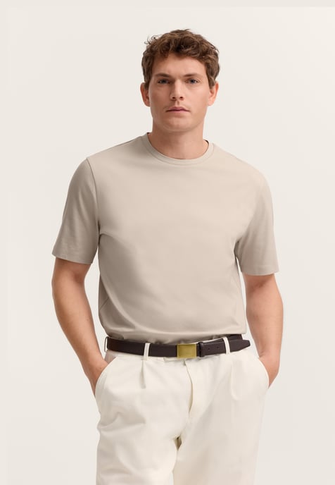 Bugatti Herren T-Shirt elegant mit Rundhals - Image 1
