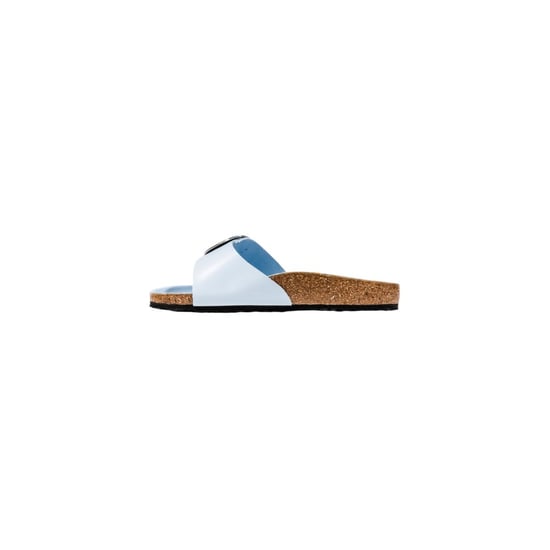 Birkenstock Blue Artificial Leather Flat Sandals - Image 3