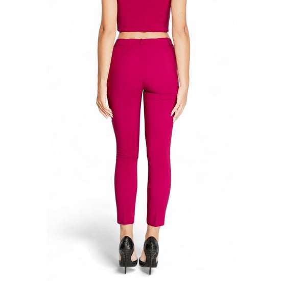 Rinascimento Bordeaux Polyester Casual Broek - Image 3