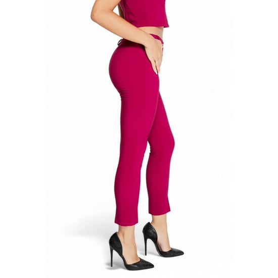 Rinascimento Bordeaux Polyester Casual Broek - Image 4