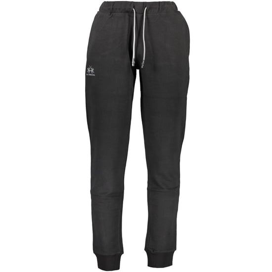 La Martina Svarta Bomullsmäns Sweatpants - Image 1