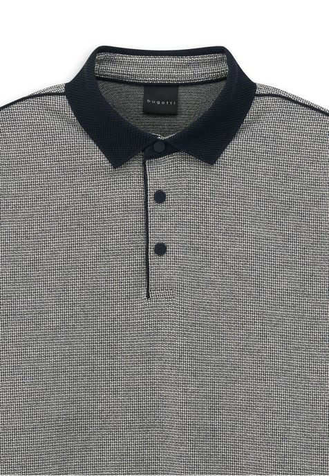 Bugatti Herren Sweatpoloshirt met drukknopen - Image 2