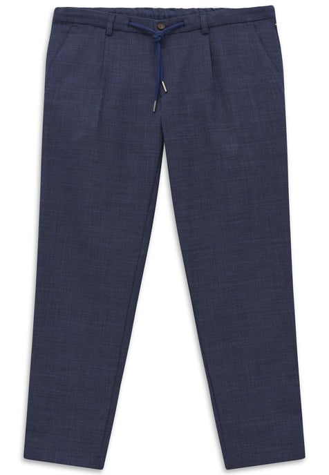 Bugatti Herren Broek met bandplooien, stretch en easy-care functie - Image 1