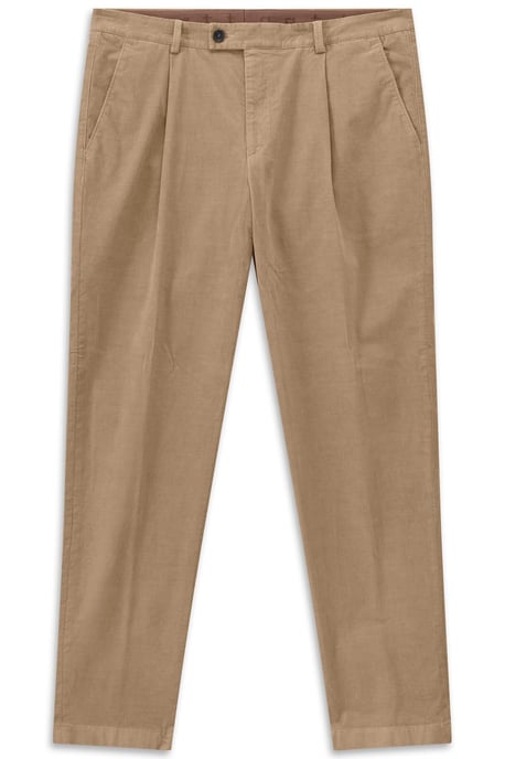 Bugatti Herren Broek met bandplooien van luxe Pima-katoen, fijn corduroy - Image 3