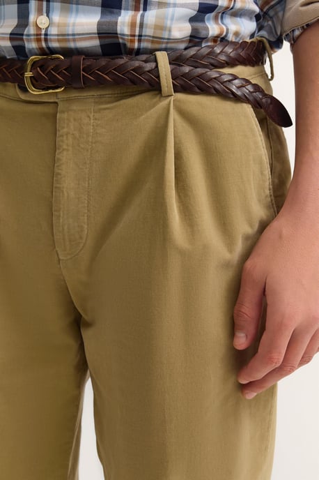 Bugatti Herren Broek met bandplooien van luxe Pima-katoen, fijn corduroy - Image 5