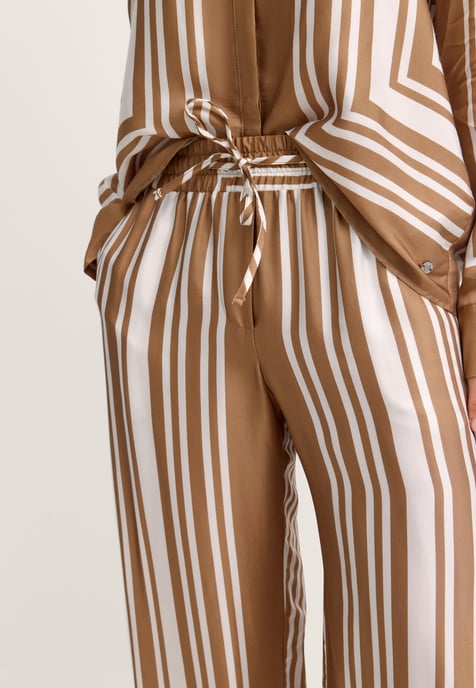 Bugatti Damen Vrijetijdsbroek met grafische print van viscose - Image 5