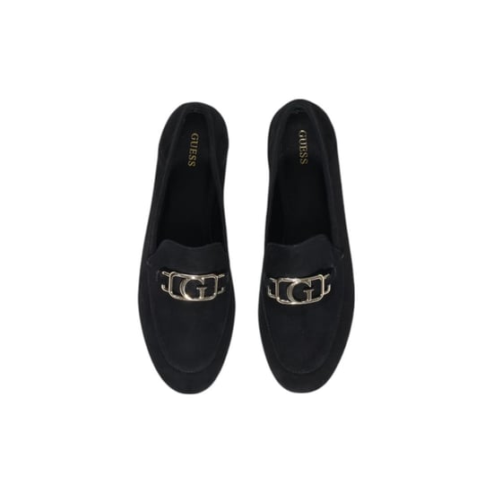 Guess Zwarte Leren Plateau Pumpen - Image 5