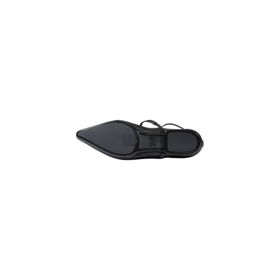 Armani Exchange Zwarte Polyester Platform Hakken - Image 5