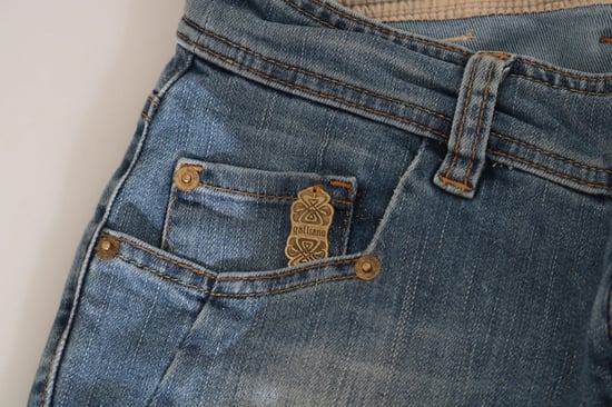 John Galliano Blauwe Gewassen Mid Waist Skinny Casual Jeansbroek - Image 6