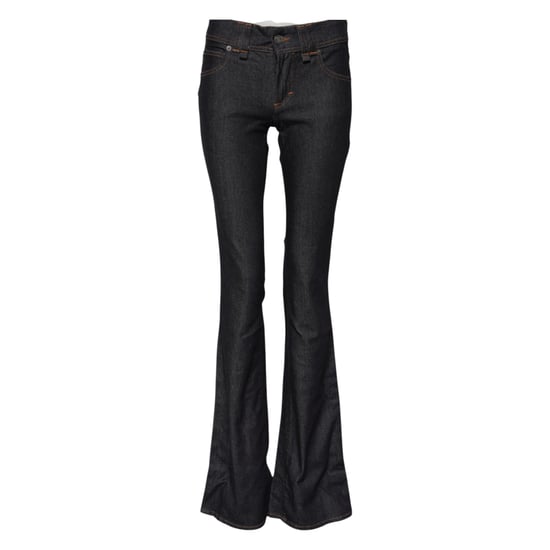 John Galliano Blauwe Mid Waist Katoenen Wide Leg Denim Jeans - Image 5