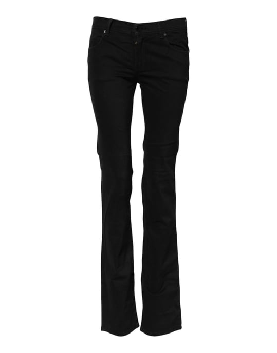Ermanno Scervino Zwarte Katoen Stretch Flared Bootcut Denim Jeans - Image 2