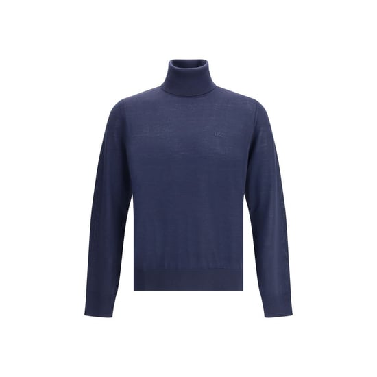 Dsquared² Blå Fleece Ull Turtleneck - Image 1