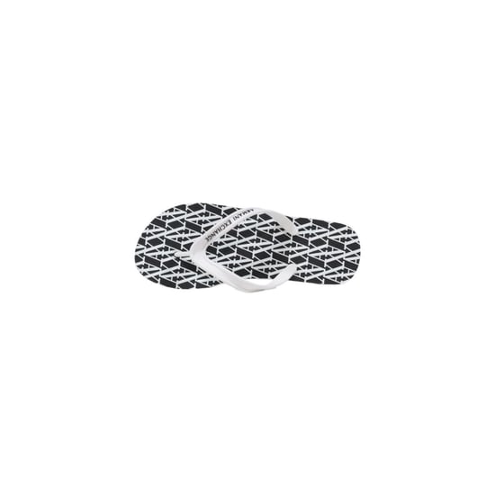 Armani Exchange Zwart-Witte Rubber Flip-Flops Sandalen - Image 5