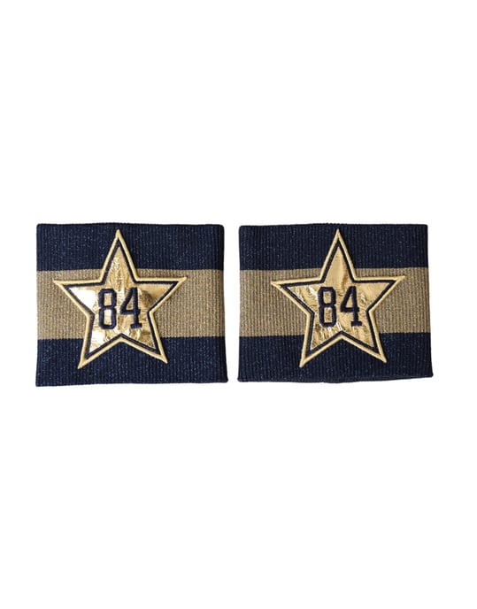 Dolce & Gabbana Black Gold Logo Star 84 Viskosarmband - Image 2