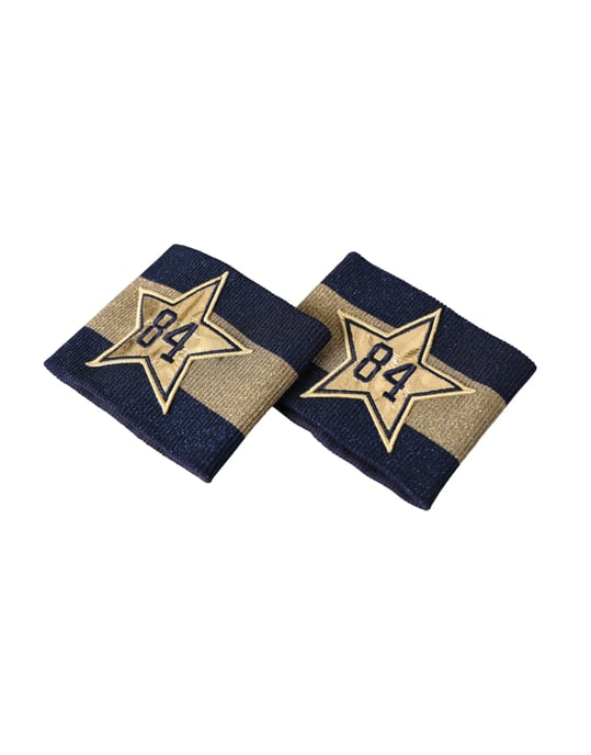 Dolce & Gabbana Black Gold Logo Star 84 Viskosarmband - Image 4